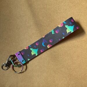 Colorful Halloween Keychain Wristlet